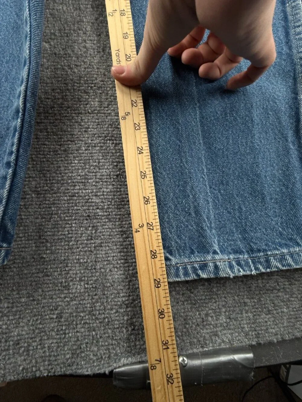 VTG Wrangler Scovill Misses Women Blue Denim Jeans USA Made MX319KA